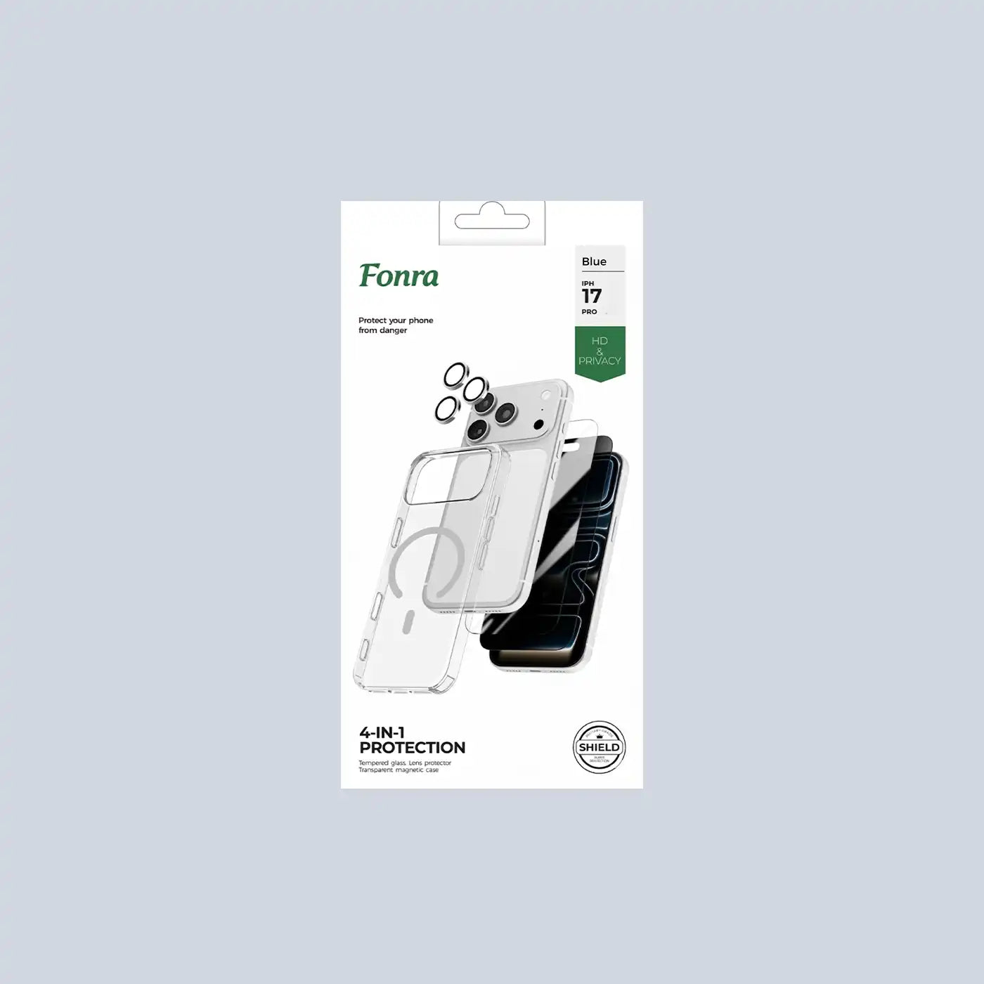 Fonra iPhone 17 Pro 4 in 1 Protection -Blue